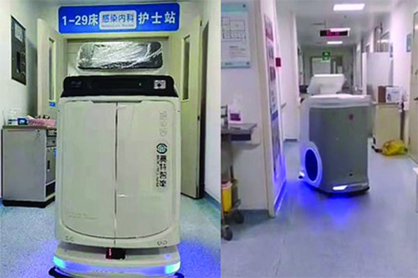 Trung Quốc sử dụng robot phục vụ người bệnh nhiễm nCoV